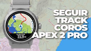 Navegación de un track en montaña con Coros Apex 2 Pro [upl. by Ettenoitna]