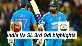 India Vs Sri Lanka 3rd Odi Highlights 2024  Sri Lanka Vs India 3rd Odi highlights 2024 SL Vs ind [upl. by Darnall]