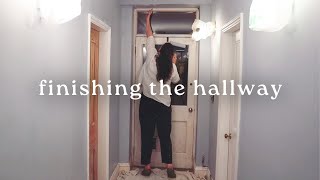 COMING HOME amp FINISHING OFF THE HALLWAY  Vlogmas 18 🌲 [upl. by Ahsieyk]