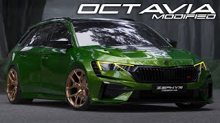 Skoda OCTAVIA VRS Combi 2024 Facelift HARDCORE Widebody MODIFIED Concept [upl. by Yleak]