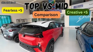 Tata Nexon Facelift Comparison  Comment Which One Is VFM Variant [upl. by Zakaria363]