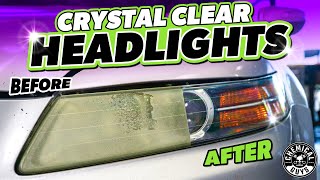 How To Clean Polish amp Restore FOGGY Car Headlights Back To Clear [upl. by Annawik]