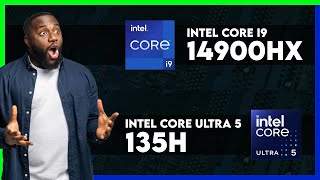 Intel Core i9 14900HX vs Intel Core Ultra 5 135H Comparison [upl. by Elleunamme]