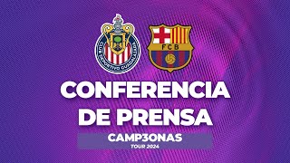 Conferencia de Prensa Presentación Chivas Femenil vs FC Barcelona [upl. by Osugi]