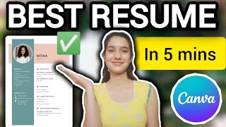 Free Download  Resume making in 5 mins Best Templates 👍🏻 [upl. by Aicilyhp]