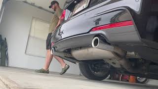 BMW 330i with AWE Midpipe and 340i Muffler  Cold Start [upl. by Bamberger]