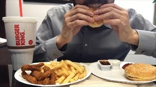 ASMR  Burger King  Jalapeño Chicken Fries and Burgers  Eating Sounds [upl. by Neersan964]