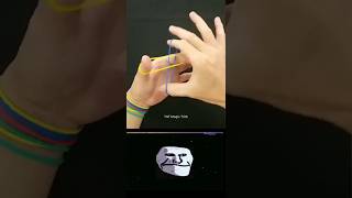 Cool rubber band magic tutorial 🤫🤫🤫nseditz shorts viralvideo [upl. by Atiuqaj]