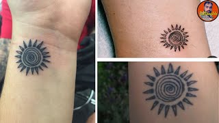 Sun☀️ tattoo designs  Hand tattoo for girls  Hand tattoo designs [upl. by Ak180]