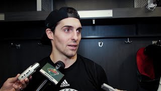 Lettieri on first Wild goal with grandfather Nanne on the call It was perfect timing [upl. by Hilaire]