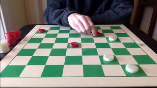 Double Jumps  the key to checkers tactics [upl. by Nedyarb]