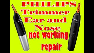 philips 1000 trimmer ear and nose area not working repair [upl. by Ylera521]