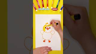 Disegnamo un Pulcino 🐥 disegniperbambini scuoladidisegno  Coccole Sonore [upl. by Ravilob]