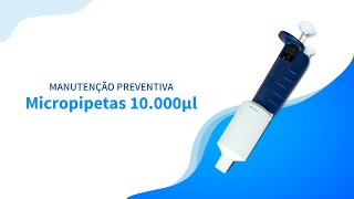 Manutenção preventiva Micropipetas 10000μl Kasvi [upl. by Melantha647]