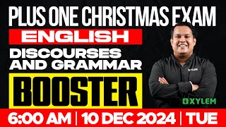 Plus One Christmas Exam English  Booster  Discourses and Grammar  Xylem Plus One [upl. by Westberg201]