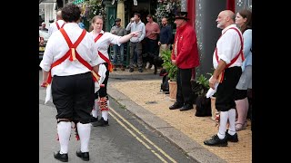 2023 06 30 Dartington Morris  Oh Happy Man outside The Dolphin Dartmouth P1040452 [upl. by Jud9]