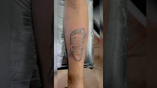 Baby foot tattoo☎️94876 40179  📍salemtamilnadu tattoo babyfoot tattooartist [upl. by Eikin954]