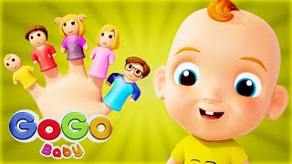 🤚 Baby Finger Song  The Finger Family Song  GoGo Baby  Nursery Rhymes amp Kids Songs [upl. by Showker]