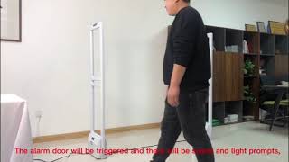 how to install Shop anti theft detector store security system [upl. by Yrekcaz]