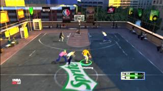 Nba 2k13 Blacktop online 360 between the legs Free Throw Air Jordan Dunk Cheesin [upl. by Namyh392]