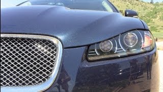 2013 Jaguar XF 30 AWD Mile High 060 MPH Performance Review [upl. by Alayne]