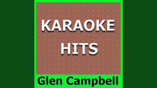 Turn Around Look At Me In the Style of Glen Campbell official Instrumental Backing Track [upl. by Alacim]