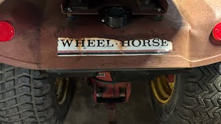 Wheel Horse mud mower Ep2 BIG Block swap [upl. by Francklyn321]