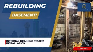 The Only basement reconstruction and drainage system Video You Need to Watch [upl. by Benedicta]