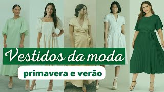 9 VESTIDOS QUE ESTÃO NA MODA 2023 E 2024 Primaveraverão [upl. by Yesteb]