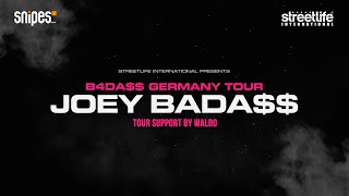 JOEY BADA TOUR TRAILER LIVE IN GERMANY [upl. by Irneh]