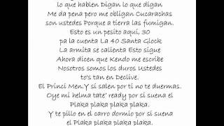 Plaka Plaka  Cosculluela HD LETRA [upl. by Berny141]