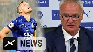 Claudio Ranieri Glücklich über Sieg im quotWasserballquot  Leicester City  Swansea City [upl. by Ermanno]