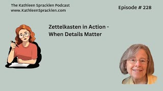 Zettelkasten in Action  When Details Matter [upl. by Karrie]