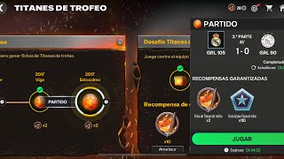 Real Madrid vs Ajax Titanes de trofeo FC Mobile [upl. by Aroel]