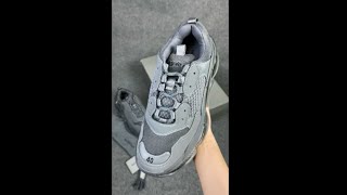 Balenciaga Triple S Clear Sole Dark Grey 541624W2GA11801 [upl. by Aruam]