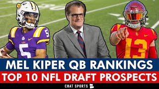 Mel Kiper’s Top 10 QB Prospects For 2024 NFL Draft Led By Caleb Williams  UPDATED Draft Rankings [upl. by Robson]