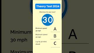 Theory Test 2024 UK  Road sign For Driving Test theorytest [upl. by Yoral]