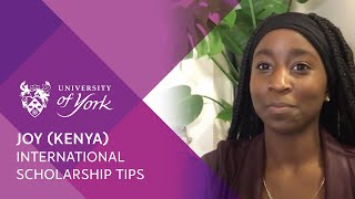 International Scholarships  top tips from Joy Kenya [upl. by Erasme]