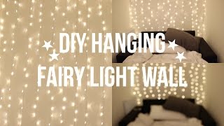 DIY FAIRY LIGHT WALL [upl. by Betz]