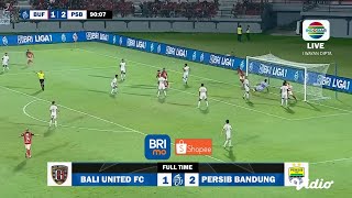 🔴 LIVE INDOSIAR BALI UNITED VS PERSIB BANDUNG  18122023  BRI LIGA 1 20232024  PEKAN KE23 [upl. by Shayla]