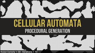 Cellular Automata  Procedural Generation  Game Development Tutorial [upl. by Ver]