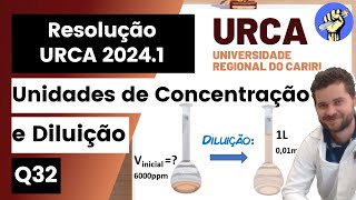 ✏️Um estudante do curso de química precisou preparar uma solução de ácido acético 0 01 MolL para [upl. by Otsirave]