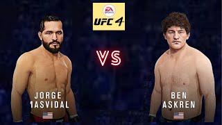 Jorge Masvidal vs Ben Askren 2  UFC 4 [upl. by Rubi]