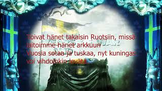 long live the king Sabaton suomeksi Finnish lyrics [upl. by Lahsiv]