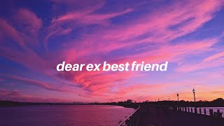 dear ex best friend  Tate McRae Lyrics [upl. by Butcher]