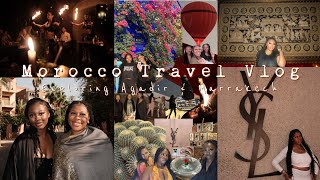 MOROCCO TRAVEL VLOG 2023 ADVENTURES IN AGADIR AND MARRAKECH [upl. by Aenad976]