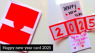 DIY New year popcardhow to make a new year popcard ❤️ [upl. by Deer]