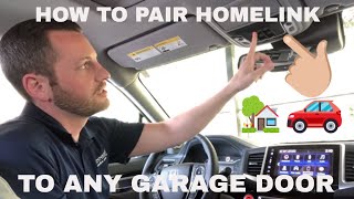 How To Pair Your Homelink in Car [upl. by Normac]