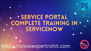 Service Portal Complete Training in ServiceNow [upl. by Anirtep]