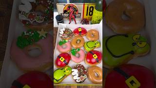 Grinch vs Krispy Kreme Which Sweet Treat Would You Pick donuts fastfood youtubeshorts viral [upl. by Brause]